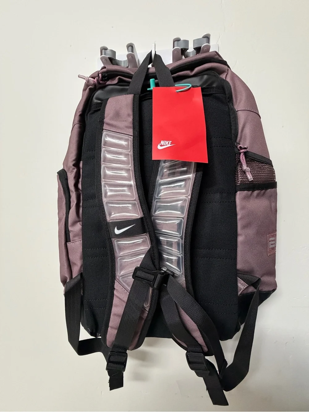 Men's Mauve Backpack with Black Base - Unbranded